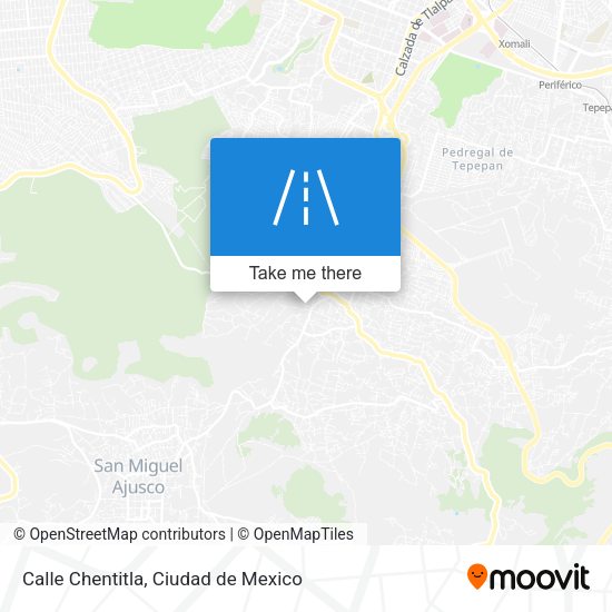 Calle Chentitla map