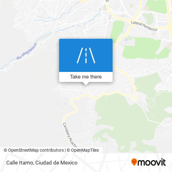 Calle Itamo map