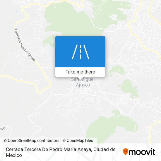 Cerrada Tercera De Pedro María Anaya map