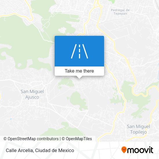 Mapa de Calle Arcelia