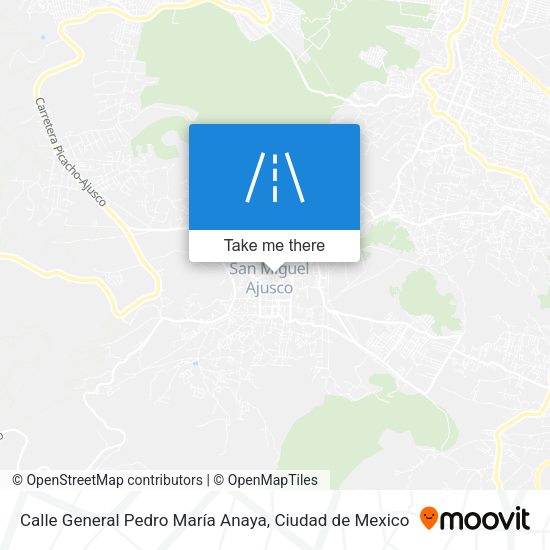 Calle General Pedro María Anaya map
