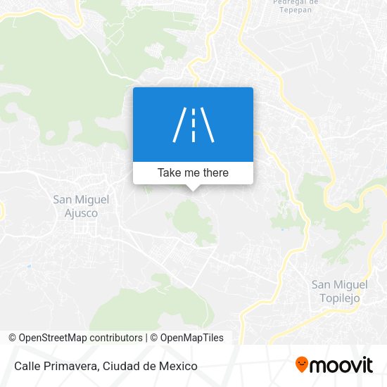 Mapa de Calle Primavera