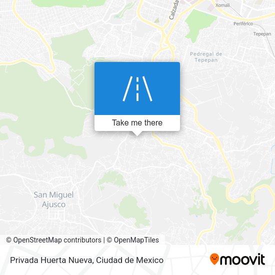 Privada Huerta Nueva map
