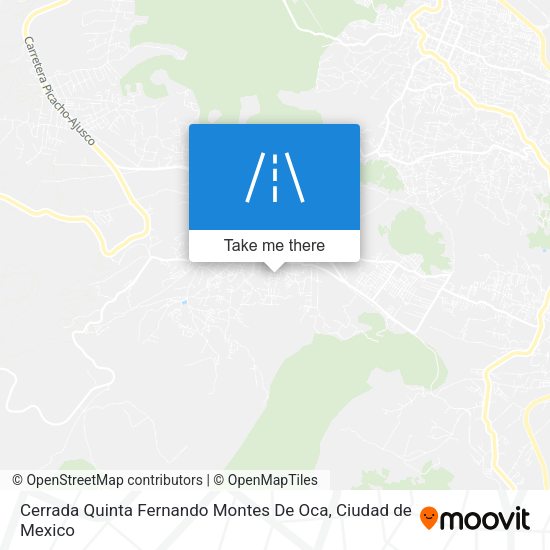 Cerrada Quinta Fernando Montes De Oca map