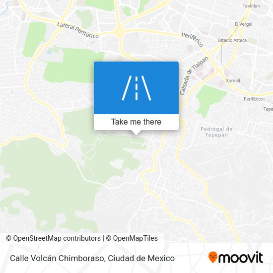 Calle Volcán Chimboraso map