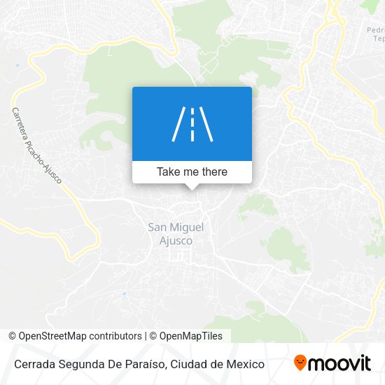 Cerrada Segunda De Paraíso map