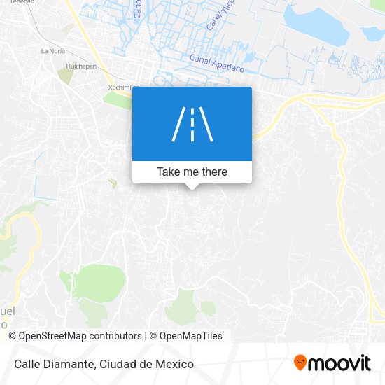 Mapa de Calle Diamante