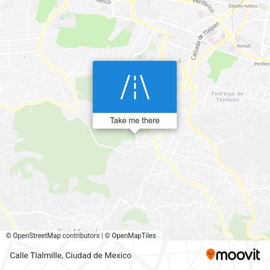 Calle Tlalmille map