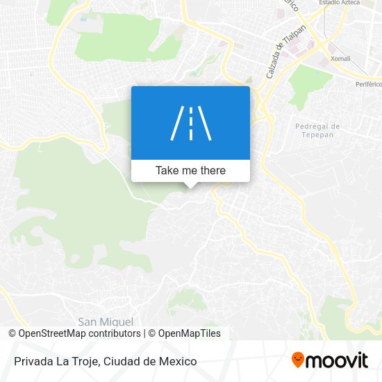 Mapa de Privada La Troje
