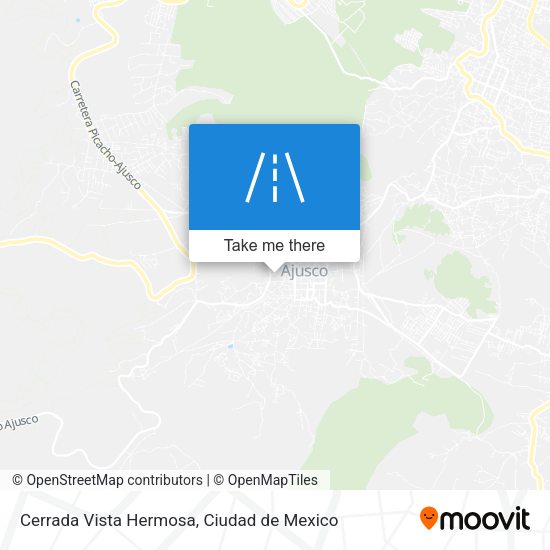 Cerrada Vista Hermosa map
