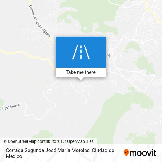 Mapa de Cerrada Segunda José María Morelos