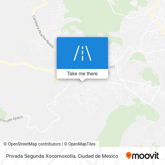 Privada Segunda Xocomoxotla map