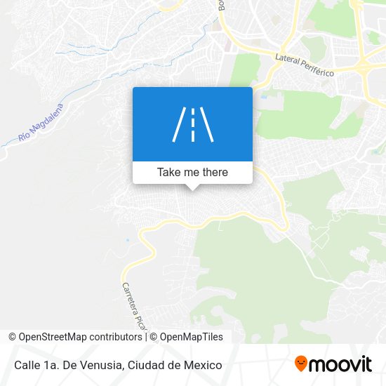 Calle 1a. De Venusia map