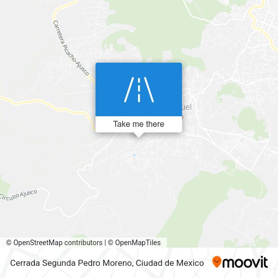 Cerrada Segunda Pedro Moreno map