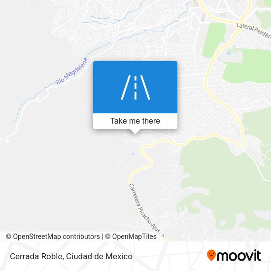 Cerrada Roble map