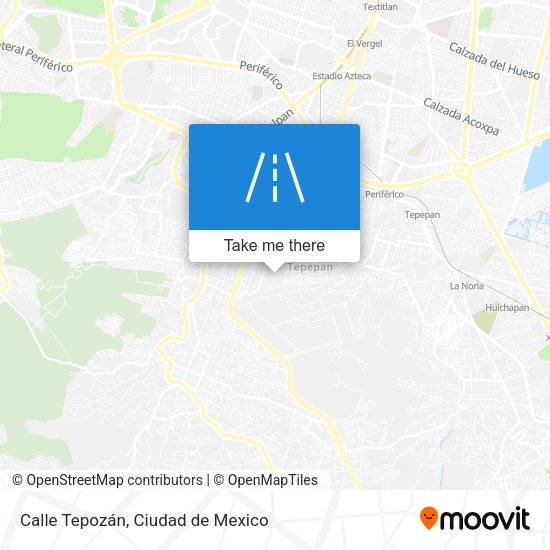 Calle Tepozán map