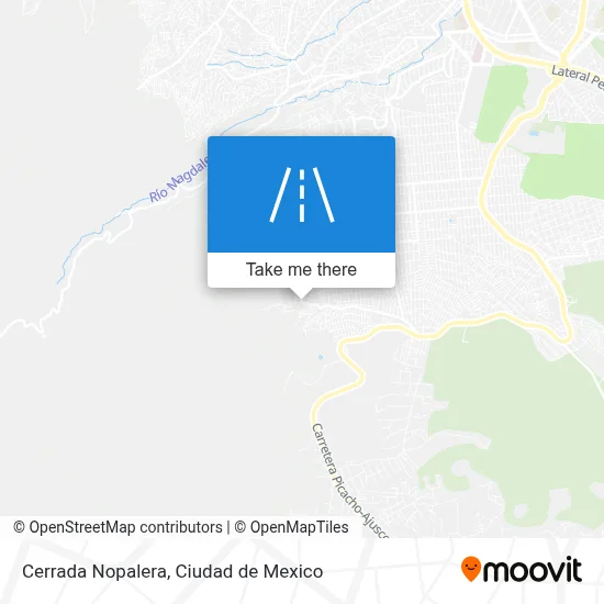 Cerrada Nopalera map