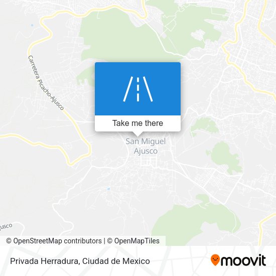 Privada Herradura map