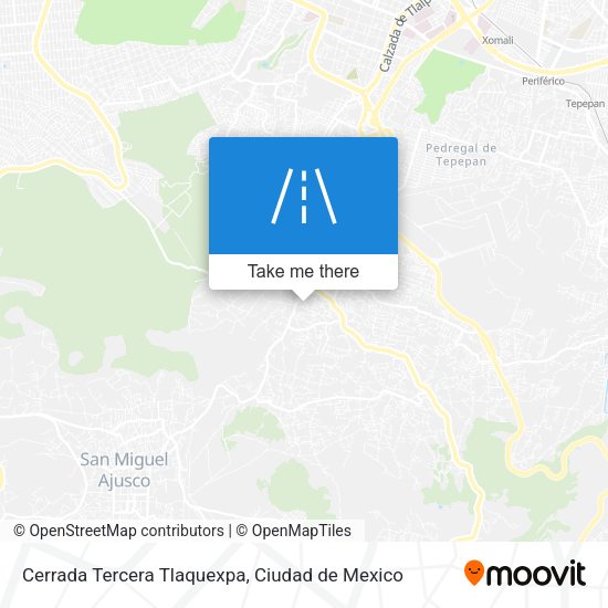 Cerrada Tercera Tlaquexpa map