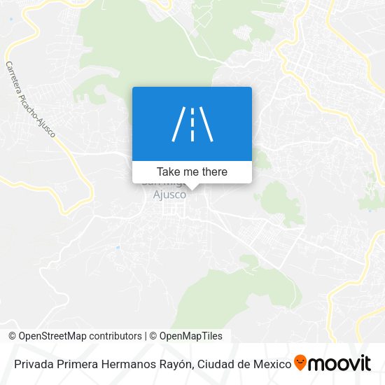 Privada Primera Hermanos Rayón map