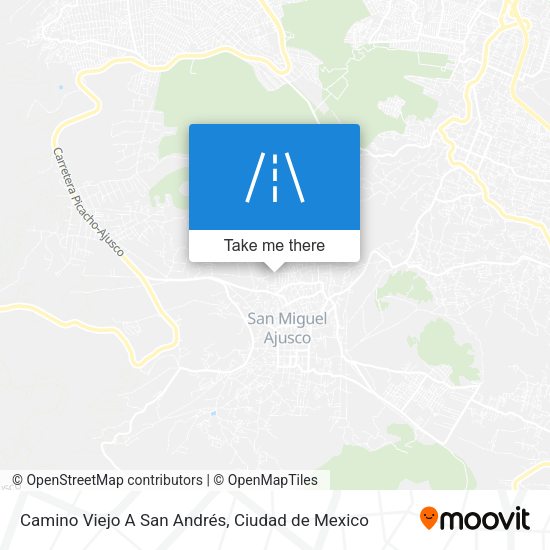 Camino Viejo A San Andrés map