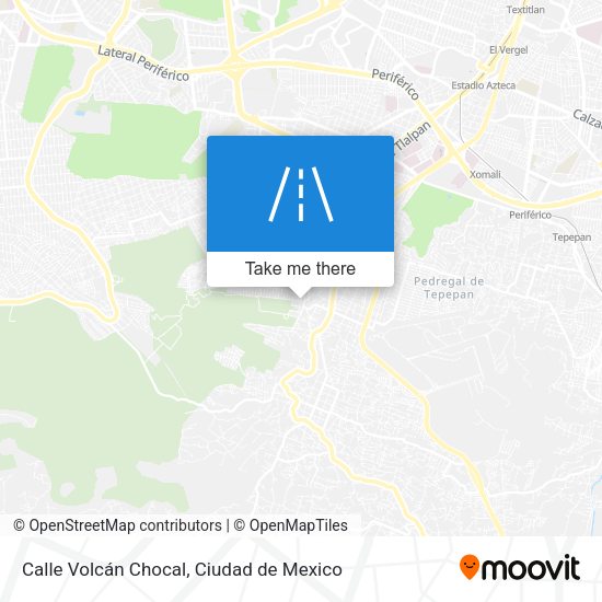 Calle Volcán Chocal map
