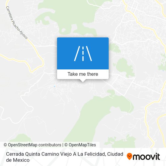 Mapa de Cerrada Quinta Camino Viejo A La Felicidad