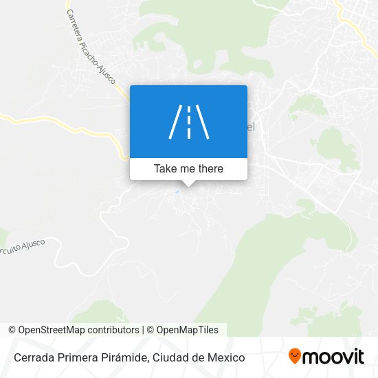 Mapa de Cerrada Primera Pirámide