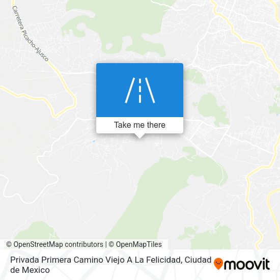 Privada Primera Camino Viejo A La Felicidad map