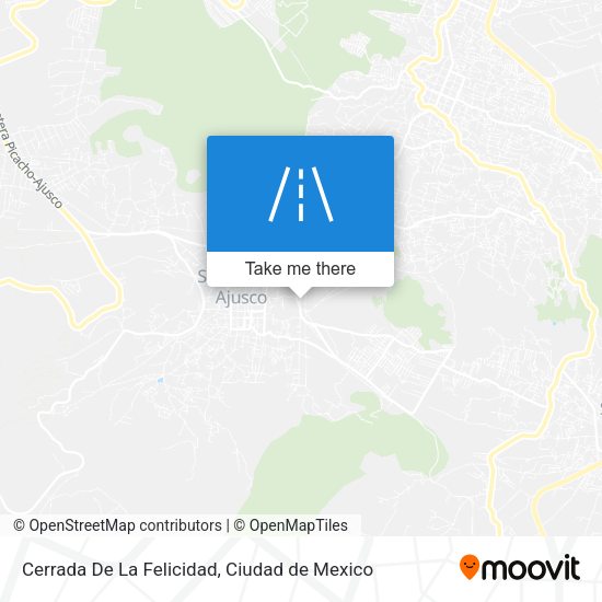 Cerrada De La Felicidad map