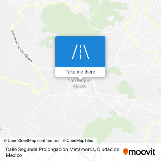 Calle Segunda Prolongación Matamoros map