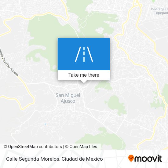 Calle Segunda Morelos map