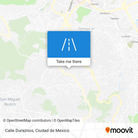 Calle Duraznos map