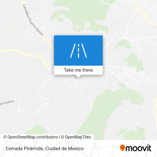 Mapa de Cerrada Pirámide