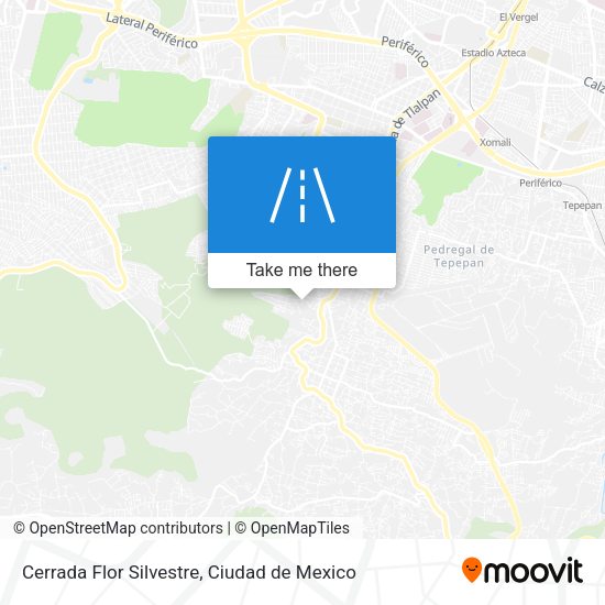 Cerrada Flor Silvestre map