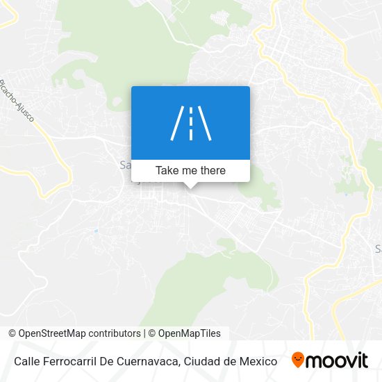 Mapa de Calle Ferrocarril De Cuernavaca