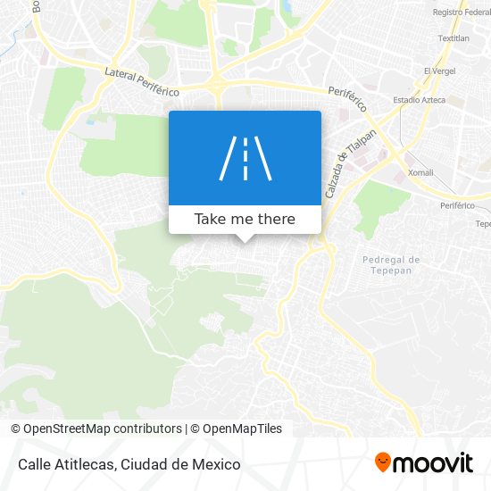 Calle Atitlecas map