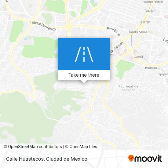 Mapa de Calle Huastecos