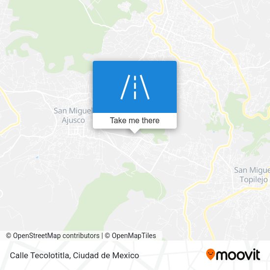 Calle Tecolotitla map