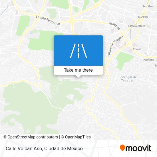 Mapa de Calle Volcán Aso