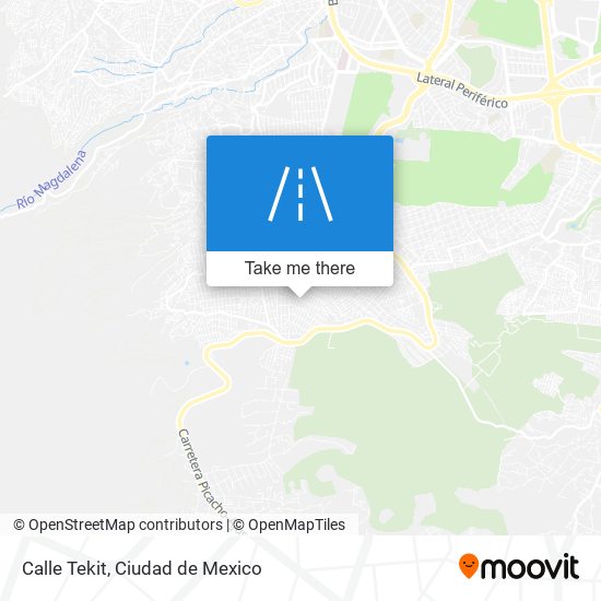 Calle Tekit map