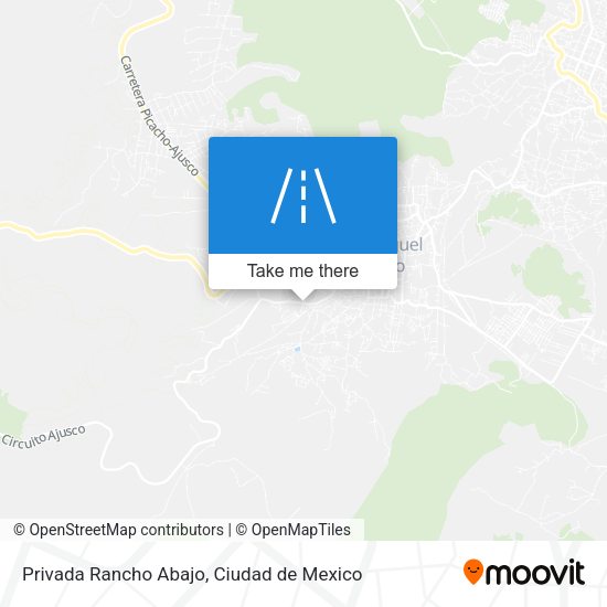 Privada Rancho Abajo map