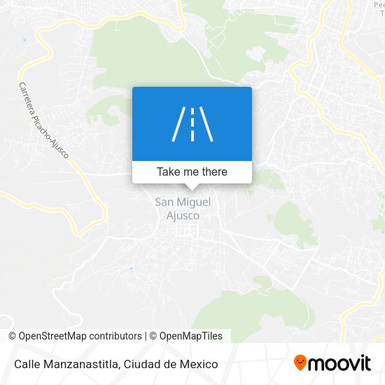 Calle Manzanastitla map
