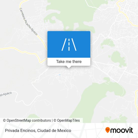 Mapa de Privada Encinos