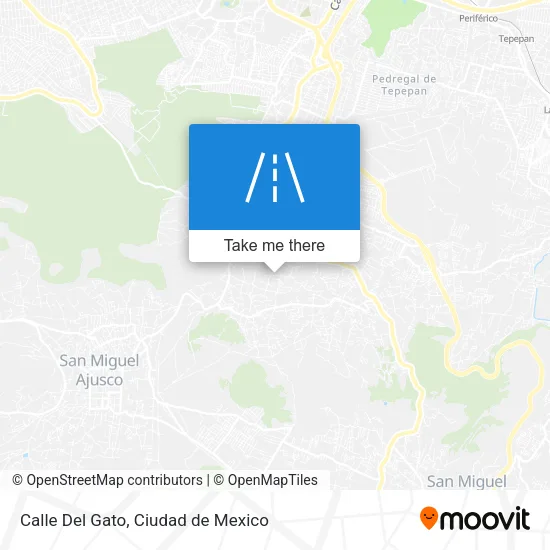 Mapa de Calle Del Gato