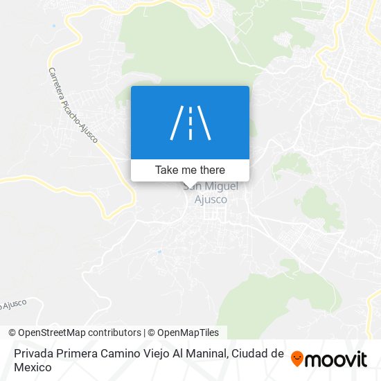 Mapa de Privada Primera Camino Viejo Al Maninal