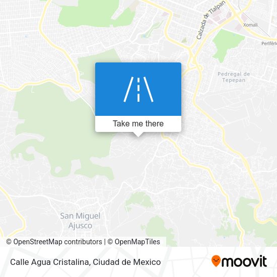 Calle Agua Cristalina map