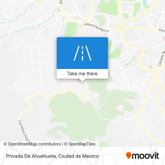 Mapa de Privada De Ahuehuete