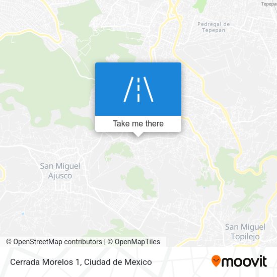 Cerrada Morelos 1 map