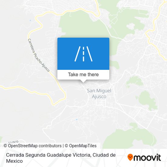 Cerrada Segunda Guadalupe Victoria map